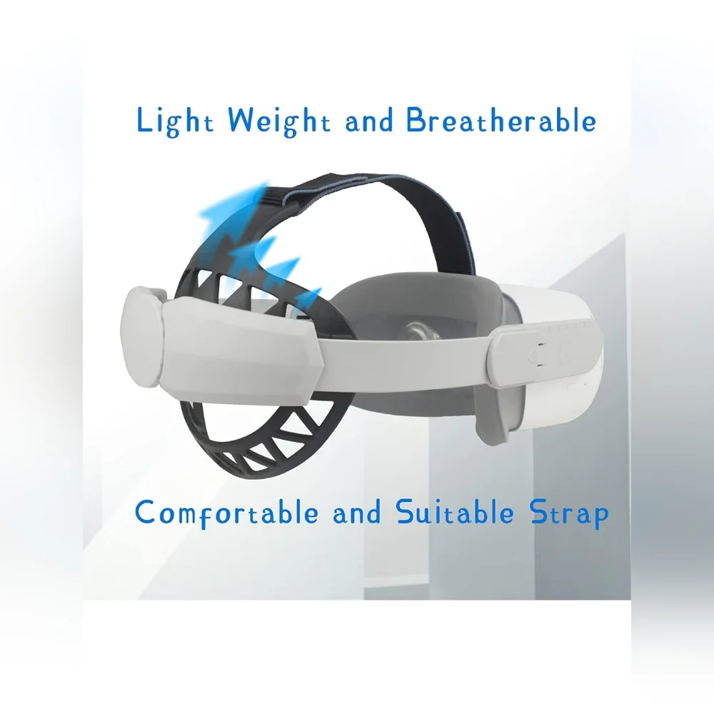 NIUVR Optimized Headset Strap Compatible with Quest 2 Headset
